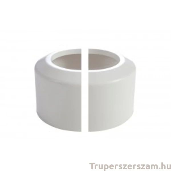 Csőtakaró átm.: 110 mm, magas, két részes, rozetta, (STY-067-110-M)