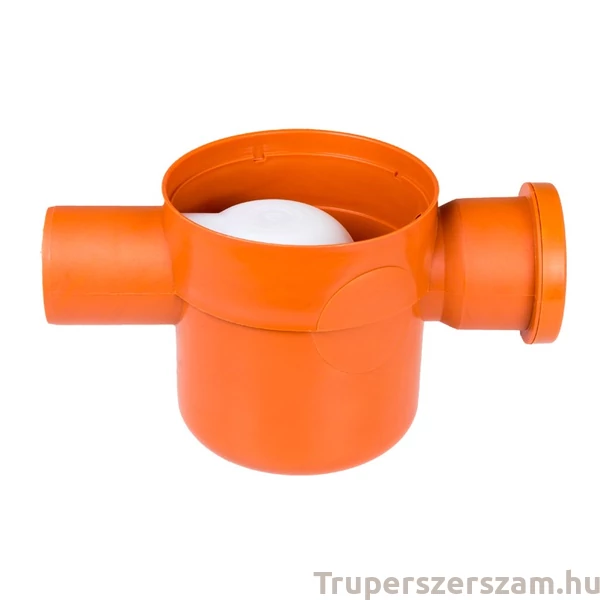 Szuezszifon II. ágú tokozott, gumigyűrűs + golyós bűzzárral (STY-502-3)