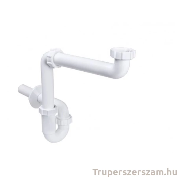 Helytakarékos csőszifon 5/4", leeresztőszelep nélkül, 32 mm-es (STY-641-32-2)