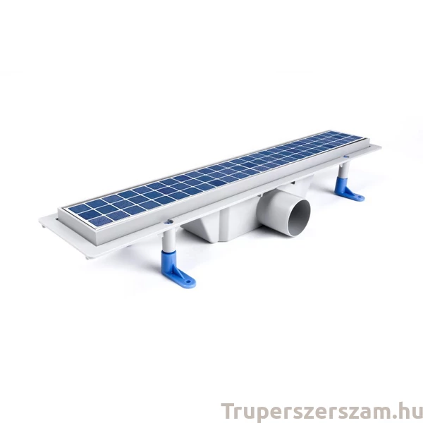 Zuhanyfolyóka egyenes, rozsdamentes ráccsal, Floor,  500 mm (STY-F-50)