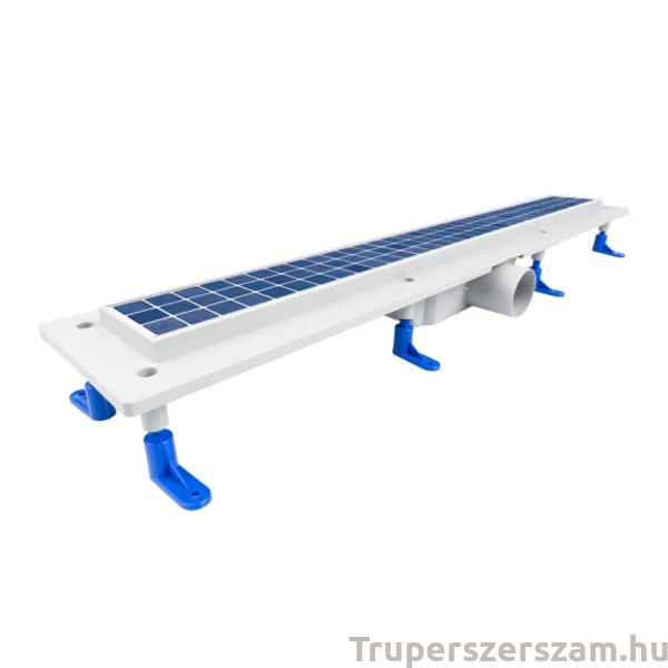 Zuhanyfolyóka egyenes, rozsdamentes ráccsal, Floor, 1000 mm (STY-F-100)