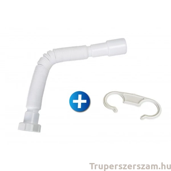 Jollyflex 5/4" műanyag hollandis 32/40 (lefolyócső) 395-810 mm nyújtható (STY-616)