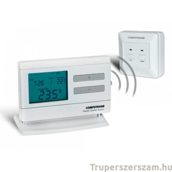 COMPUTHERM Q7 RF, programozható, digitális szobatermosztát, vezeték nélküli(1490063)