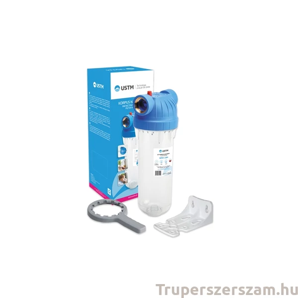 Kút vízszűrő 5" (12,7 cm hosszú szűrőbetét) csatlakozás 1", USTM SET (WFW1-5-EMI-KPL)