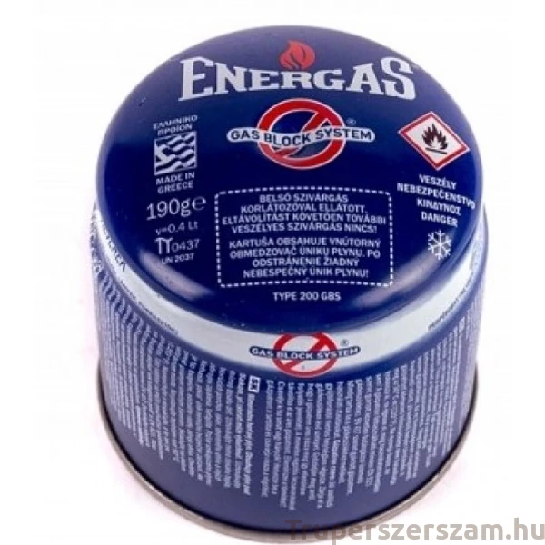 Gázpalack 190 gr gas block system STOPOS
