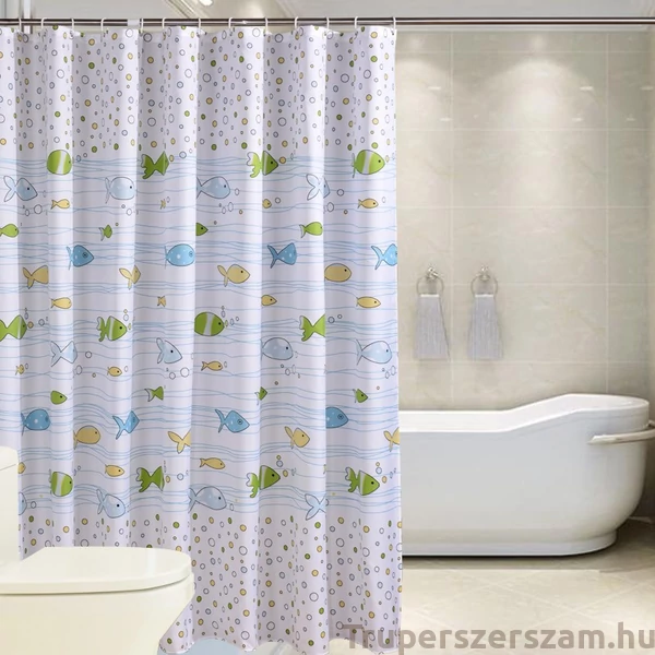 Zuhanyfüggöny-halas 180X200 cm (ER-SCE004)