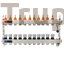 Padlófűtés áramlásmérős osztó-gyűjtő 11 körös, osztóvéggel (nem autómata) (EVP-DSB3411-11)
