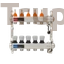 Padlófűtés áramlásmérős osztó-gyűjtő 5 körös, osztóvéggel (nem autómata)(EVP-DSB3411-5)