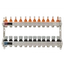 Padlófűtés áramlásmérős osztó-gyűjtő 12 körös, (EVP-DSC3411-12)