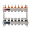 Padlófűtés áramlásmérős osztó-gyűjtő  7 körös, (EVP-DSC3411-7)