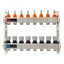 Padlófűtés áramlásmérős osztó-gyűjtő  8 körös, (EVP-DSC3411-8)