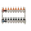 Padlófűtés áramlásmérős osztó-gyűjtő  9 körös, (EVP-DSC3411-9)